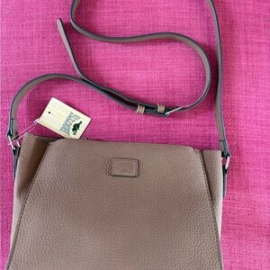 Roots Brown Crossbody Bag